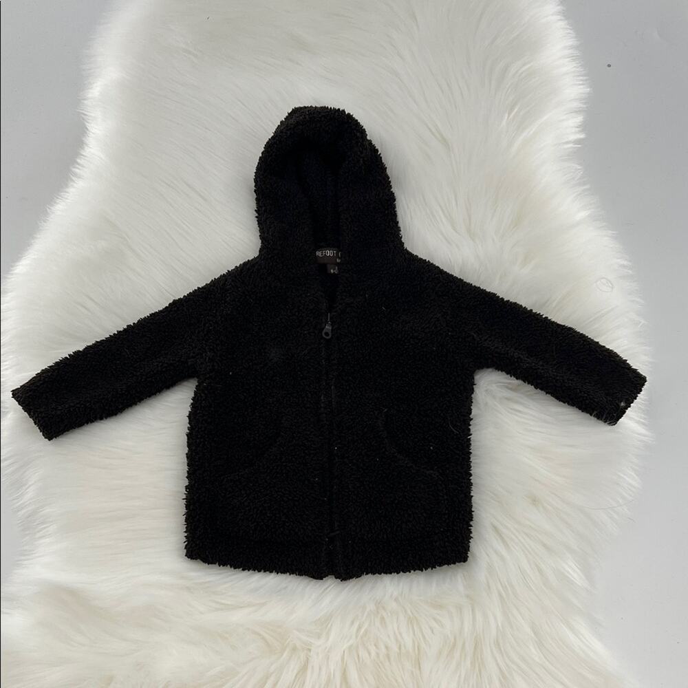 Barefoot Dreams Bamboo Chic Knit Full Zip Hoodie - Chocolate Brown - 6-12 mos